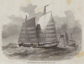 Chinesische Kaufmanns-Lorchas, Kanton-Fluss